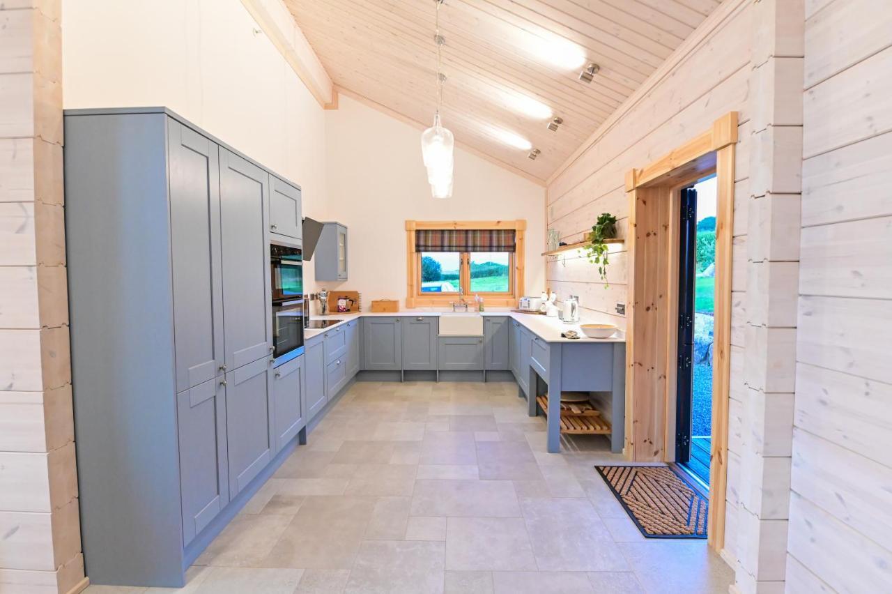 Cuddfan Lodge On A Gorgeous Private Lake Newport  Bagian luar foto